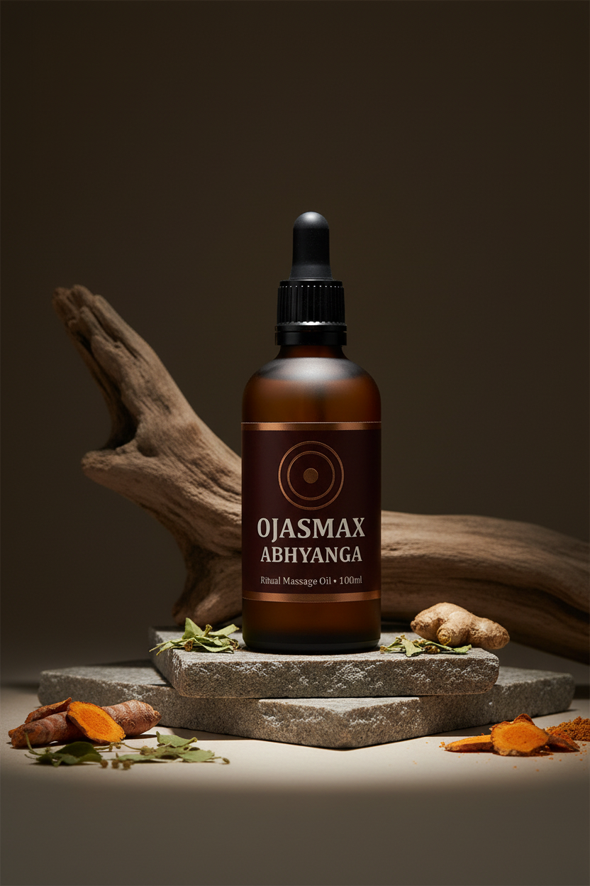 OJASMAX DRIVE with Ingredients Background